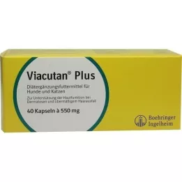 VIACUTAN Plus Capsules Vet., 40 kpl