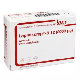 LOPHAKOMP B12 3 000 μg injektioliuos, 10X2 ml