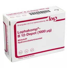 LOPHAKOMP B 12 Depot 1000 μg injektioliuos, 10X2 ml