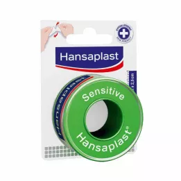 HANSAPLAST Kiinnityslappu Sensitive 2,5 cm x 5 m, 1 kpl