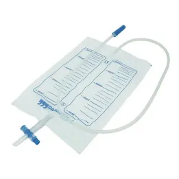 Virtsapussi ei-steriili 2000 ml Nrv tyhjennysristiventtiilillä, 1 kpl