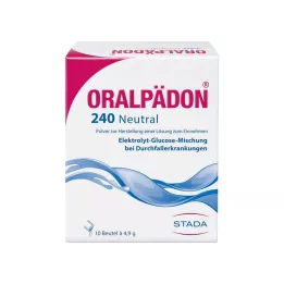 ORALPÄDON 240 neutraali jauhe, 10 kpl