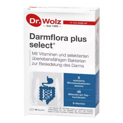 DARMFLORA plus valitut kapselit, 40 kpl