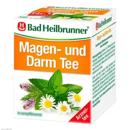 BAD HEILBRUNNER Vatsa- ja suolistotee N-suodatinpussit, 8 x 1,75 g