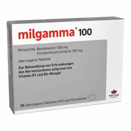 MILGAMMA 100 mg päällystetyt tabletit, 30 kpl
