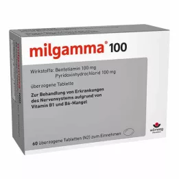 MILGAMMA 100 mg päällystetyt tabletit, 60 kpl