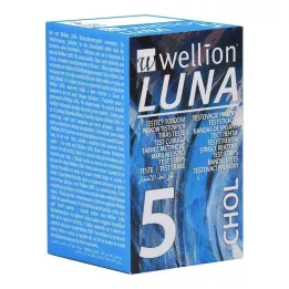 WELLION LUNA Kolesterolitestiliuskat, 5 kpl