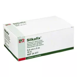SILKAFIX Niitit 2,5 cm x 5 m pahviydin, 12 kpl