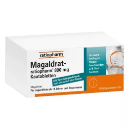 MAGALDRAT-ratiopharm 800 mg tabletit, 100 kpl