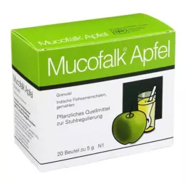 MUCOFALK Apple Gran suun kautta käytettävän suspension valmistukseen, 20 kpl