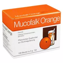 MUCOFALK Orange Gran suun kautta käytettävän suspension valmistukseen, 100 kpl