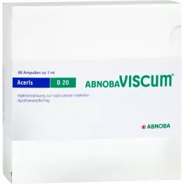 ABNOBAVISCUM Aceris D 20 ampulli, 48 kpl