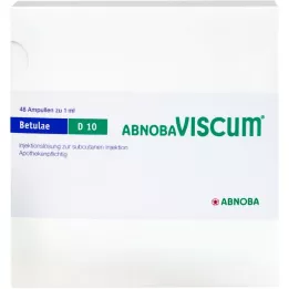 ABNOBAVISCUM Betulae D 10 ampullia, 48 kpl
