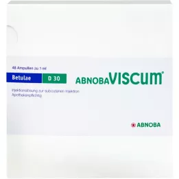 ABNOBAVISCUM Betulae D 30 ampullia, 48 kpl