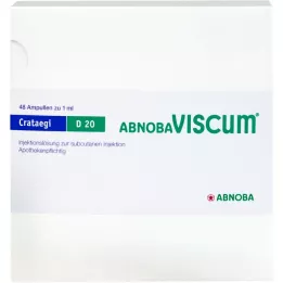 ABNOBAVISCUM Crataegi D 20 ampulli, 48 kpl