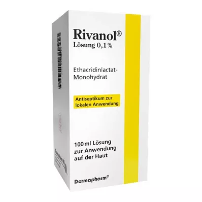 RIVANOL Liuos 0,1 %, 100 ml RIVANOL Liuos 0,1 %, 100 ml