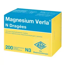 MAGNESIUM VERLA N Dragees, 200 kpl
