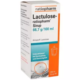 Lactulose ratiopharm Siirappi, 200 ml
