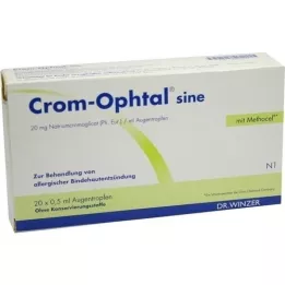 CROM-OPHTAL Silmäpisarat EDB, 20x0,5 ml