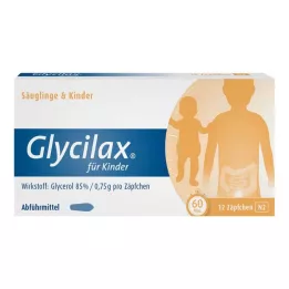 GLYCILAX Lasten peräpuikot, 12 kpl