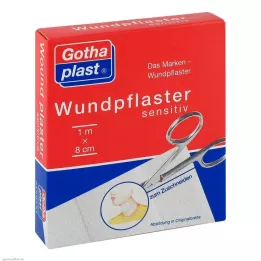 GOTHAPLAST Haavanhoitoherkkä 8 cmx1 m leikkaus, 1 kpl