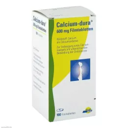 CALCIUM DURA Kalvopäällysteiset tabletit, 100 kpl