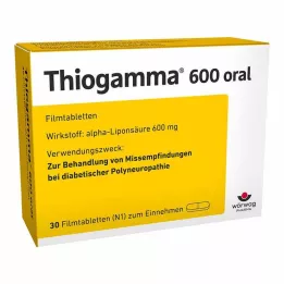 THIOGAMMA 600 oraalista kalvopäällysteistä tablettia, 30 kpl