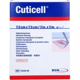 CUTICELL Voidepakkaukset 7,5x7,5 cm, 10 kpl