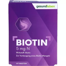Terveellinen elämä biotiini 5 mg n tabletit, 60 kpl