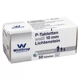 P TABLETTEN valkoinen 10 mm, 50 kpl