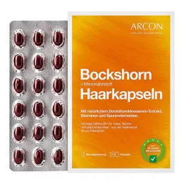 BOCKSHORN+Micronutrient hiuskapselit Tisane plus, 180 kpl