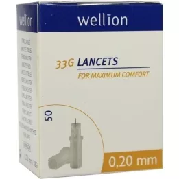WELLION Lance 33 g, 50 kpl