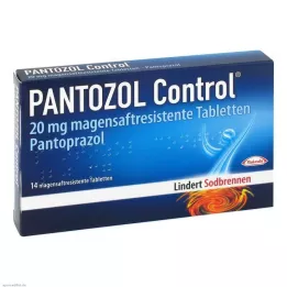 PANTOZOL Kontrolli 20 mg enterotabletit, 14 kpl