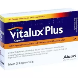 VITALUX Plus lutein U.omega-3-kapselit, 28 kpl