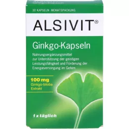 GINKGO 100 mg Alsivit kapselit, 30 kpl