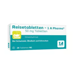 REISETABLETTEN-1A Pharma, 20 kpl