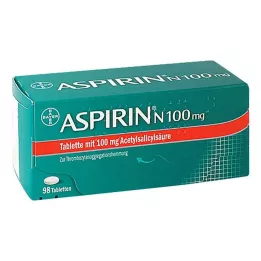 ASPIRIN N 100 mg tabletit, 98 kpl