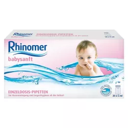 RHINOMER Babysanft Sea Water 5ml yksittäinen pip., 20x5 ml