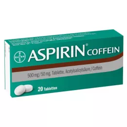 ASPIRIN kofeiinitabletit, 20 kpl