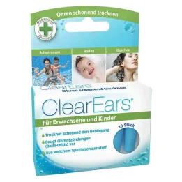 Clearears korvatulpat vedenpoistoon, 10 kpl