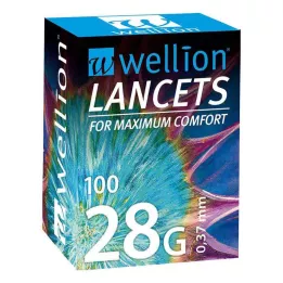 WELLION Lansetit 28 G, 100 kpl