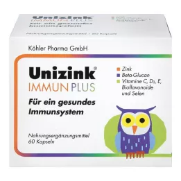 UNIZINK Immun Plus -kapselit, 1X60 kpl