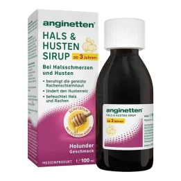 Anginette kurkku &amp; yskänsiirappi, 100 ml