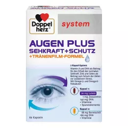 DOPPELHERZ Eyes plus Vision+Protection -järjestelmän kapselit, 60 kpl