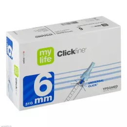 MYLIFE Clickfine kynäneulat 6 mm 31 G, 100 kpl