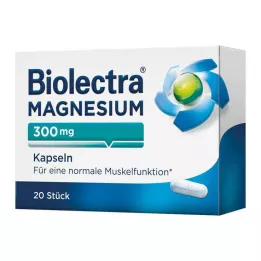 BIOLECTRA Magnesium 300 mg kapselit, 20 kpl
