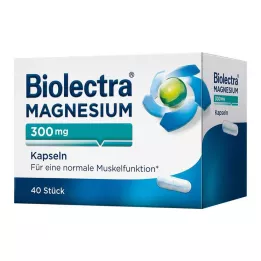 BIOLECTRA Magnesium 300 mg kapselit, 40 kpl