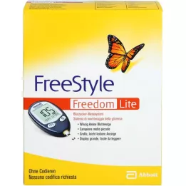 FREESTYLE Freedom Lite Set mg/dl ilman koodausta, 1 kpl