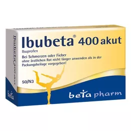 IBUBETA 400 akuuttia kalvopäällysteistä tablettia, 50 kpl
