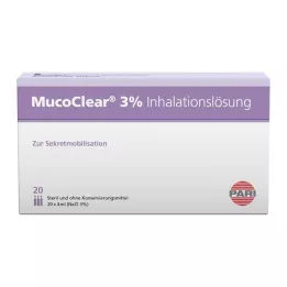 MUCOCLEAR 3 % NaCl-inhalaatioliuos, 20X4 ml